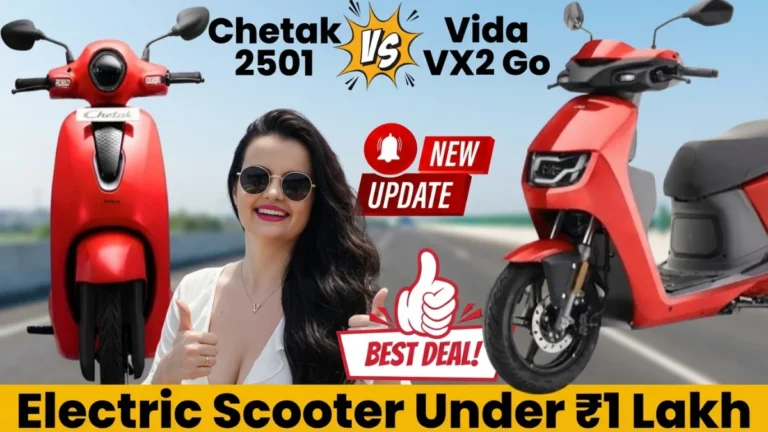 Chetak 2501 Vs Vida VX2 Go Electric Scooter