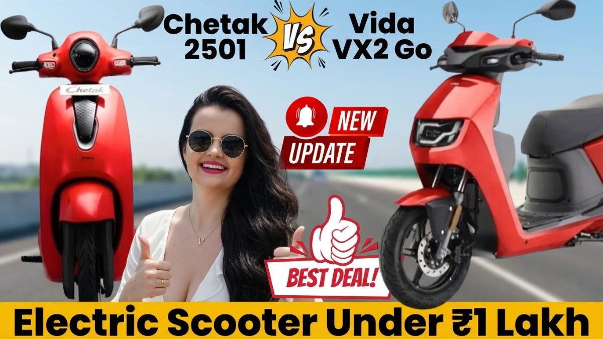 Chetak 2501 Vs Vida VX2 Go Electric Scooter