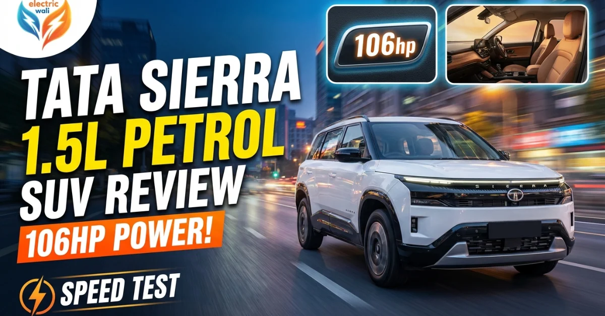 Tata Sierra 1.5L petrol review performance specs