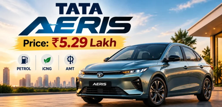 Tata Aeris Price: ₹5.29 Lakh Sedan ने मचाई हलचल,क्या खास है?
